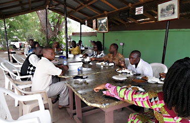 Lunch with Students in Tamale