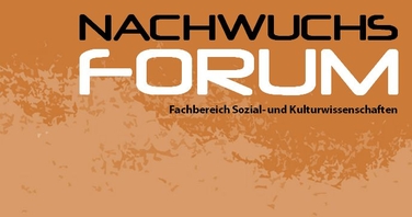 Logo des Nachwuchsforums 2014. Zeigt den Text Nachwuchsforum 2014 auf braunem Hintergrund.