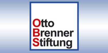 Auf dem Bild sind die Worte Otto Brenner Stiftung groß abgebildet.