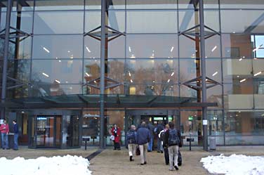 Glas-Portal der Hochschule Enschede